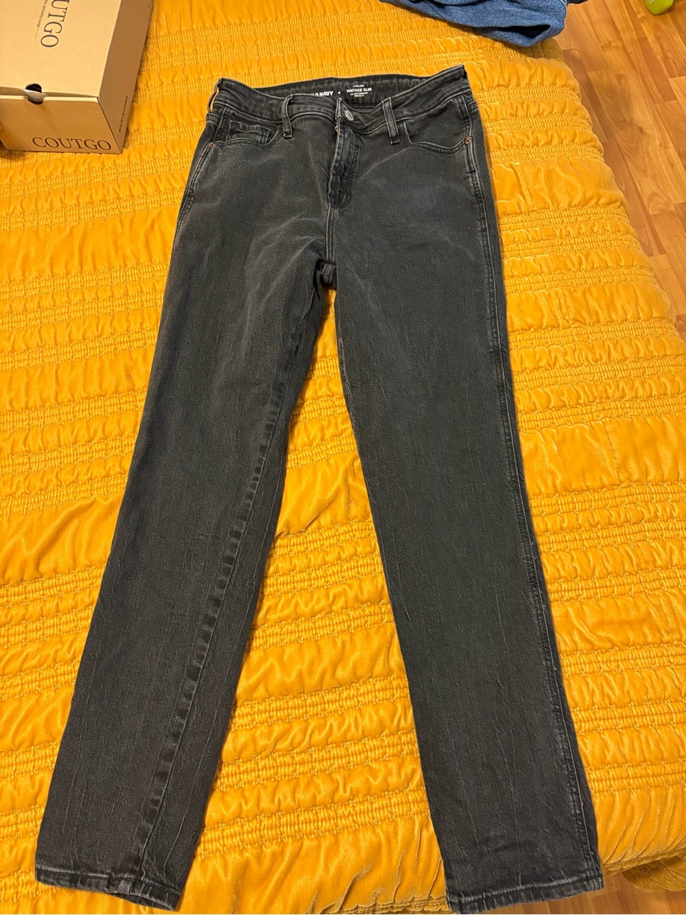 Old Navy Black  Vintage Slim Jeans - Picture 4 of 5